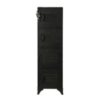 Rootsmann Locker 4 deuren | Zwart met slot Rootsmann Locker 4 deuren | Zwart met slot