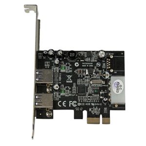 StarTech.com 2-poorts PCI Express (PCIe) SuperSpeed USB 3.0-kaartadapter met UASP LP4-voeding