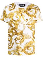 Versace Jeans Couture t-shirt en coton à imprimé Baroque - Blanc