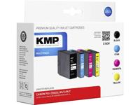 KMP Inktcartridge vervangt Canon PGI-2500BK XL, PGI-2500C XL, PGI-2500M XL, PGI-2500Y XL Compatibel Combipack Zwart, Cyaan, Magenta, Geel C103V 1565,0050