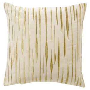 Dutch Decor Sierkussen 45x45 cm - CONNOR - subtiel goud accent - wit