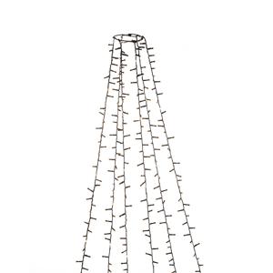 Konstsmide 6650-830 LED-boommantel Buiten Energielabel: F (A - G) werkt op het lichtnet Aantal lampen 660 LED Barnsteen Verlichte lengte: 2.4 m