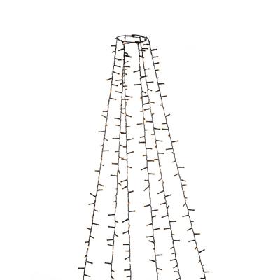 Konstsmide 6651-830 LED-boommantel Buiten Energielabel: E (A - G) werkt op het lichtnet Aantal lampen 1080 LED Barnsteen Verlichte lengte: 4 m