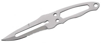 Herbertz zakmes Neck-Knife 14,9 cm staal zilver/zwart 3-delig Herbertz zakmes Neck-Knife 14,9 cm staal zilver/zwart 3-delig