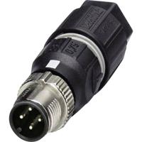 Phoenix Contact 1521591 Sensor/actuator connector, niet geassembleerd M12 Aantal polen (sensoren): 4 Stekker, recht 1 stuk(s) - thumbnail