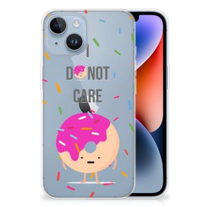 Apple iPhone 14 Siliconen Case Donut Roze