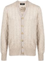 ETRO cardigan torsadé en cachemire - Tons neutres