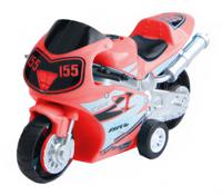 Luna motor Modern City junior 12 cm staal rood