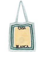 Casablanca sac cabas Tennis en crochet - Vert - thumbnail