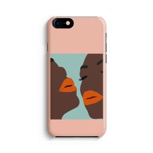 Orange lips: Volledig Geprint iPhone 7 Hoesje