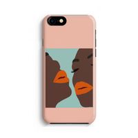 Orange lips: Volledig Geprint iPhone 7 Hoesje - thumbnail