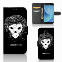 Telefoonhoesje met Naam Samsung Galaxy J5 2017 Skull Hair - thumbnail