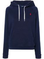 Polo Ralph Lauren hoodie à lien de resserrage - Bleu - thumbnail