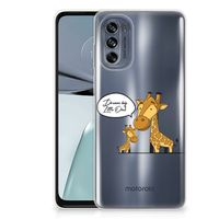 Motorola Moto G62 5G Telefoonhoesje met Naam Giraffe