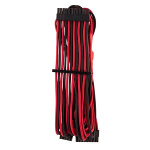 Corsair Premium Individually Sleeved DC Cable Pro Kit, Type 4 (Generation 4), RED/BLACK