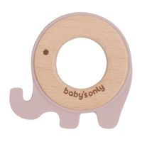 Baby's Only bijtring olifant oud roze Maat - thumbnail