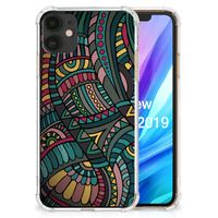 Apple iPhone 11 Doorzichtige Silicone Hoesje Aztec