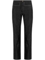 Gucci Pre-Owned pantalon droit court (années 1990) - Gris