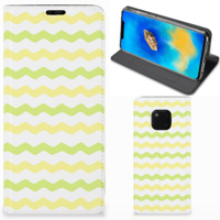 Huawei Mate 20 Pro Hoesje met Magneet Waves Yellow