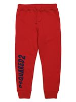 DSQUARED2 KIDS pantalon de jogging en coton à logo imprimé - Rouge - thumbnail