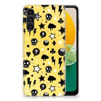 Silicone Back Case Samsung Galaxy A13 | A04s Punk Geel