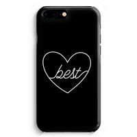 Best heart black: iPhone 8 Plus Volledig Geprint Hoesje - thumbnail