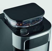 Severin KA 4813 Koffiezetapparaat Zwart, RVS (geborsteld) Capaciteit koppen: 10 Display, Glazen kan, Met koffiemolen, Timerfunctie, Warmhoudfunctie, Met - thumbnail