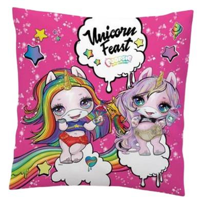 Poopsie kussen Unicorn Feast meisjes 35 x 35 cm polyester roze Poopsie kussen Unicorn Feast meisjes 35 x 35 cm polyester roze