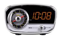 Silva Schneider UR 1967 FM wekkerradio met LED-display, AUX, FM, zwart