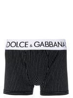 Dolce & Gabbana boxer à rayures - Noir