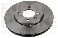 Remschijf EUROBRAKE, Remschijftype: Geventileerd: , u.a. für Seat, Skoda, VW