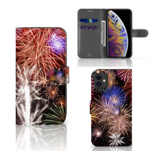 Apple iPhone 11 Wallet Case met Pasjes Vuurwerk