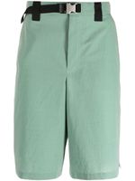 Jacquemus bermuda à taille ceinturée - Vert