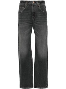 Brunello Cucinelli jean Retro Vintage à coupe droite - Gris