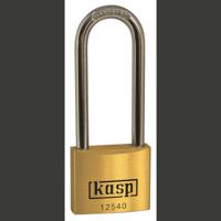 Kasp K12540L63A5 Hangslot 40 mm Gelijksluitend Goud-geel Sleutelslot