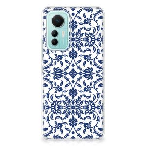 Xiaomi 12 Lite TPU Case Flower Blue