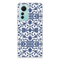 Xiaomi 12 Lite TPU Case Flower Blue - thumbnail