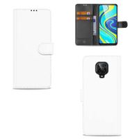 Wallet Case Xiaomi Redmi Note 9 Pro Wit met Pasjeshouder