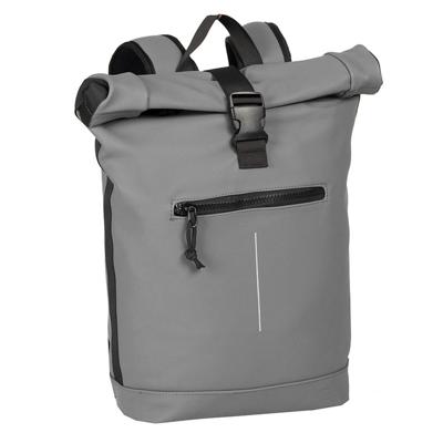 New Rebels Waterproof Rolltop Rugzak met Laptopvak 15'' Mart Grijs