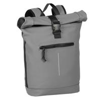 New Rebels Waterproof Rolltop Rugzak met Laptopvak 15'' Mart Grijs