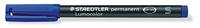 Staedtler Lumocolor 313-3 aluminium potlood Tip-S permanent, blauw, 1 stuk