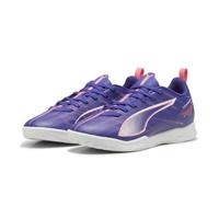 PUMA Ultra 5 Play It Jr voetbalschoen voor kinderen, uniseks, Lapis Lazuli PUMA White Sunset Glow, 4 UK