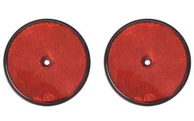 ProPlus reflectoren rond 80 mm rood 2 stuks in blister