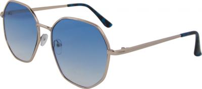 AZ Eyewear zonnebril rond cat. 3 goud/blauw (5190 A)