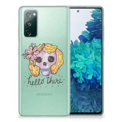 Silicone Back Case Samsung Galaxy S20 FE Boho Skull