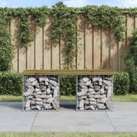 Tuinbank schanskorfontwerp 103x44x42 cm gempregneerd hout