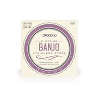 D&apos;Addario EJS57 Stainless Steel Custom Medium 11-22 snaren voor vijfsnarige banjo - thumbnail