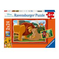 Ravensburger Legpuzzel Lion King, 2x24st. - thumbnail