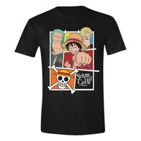 One Piece T-Shirt Straw Hat Crew Size L - thumbnail