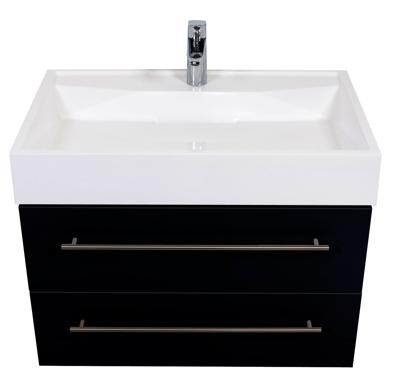 Saniclear Design badkamermeubel 75cm zwart